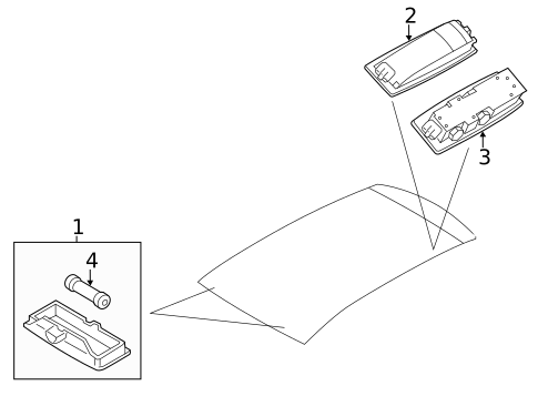 Overhead Lamps for 2015 BMW X3 #0