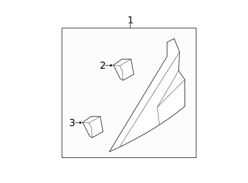 Exterior Trim - Pillars for 2014 Hyundai Accent #0