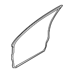 MR573594 - Body: Door Weather-strip for Mitsubishi Image