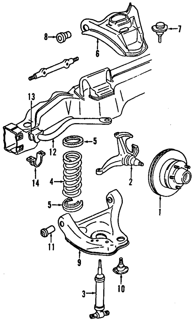 15124127 - : Upper Control Arm for GM Image