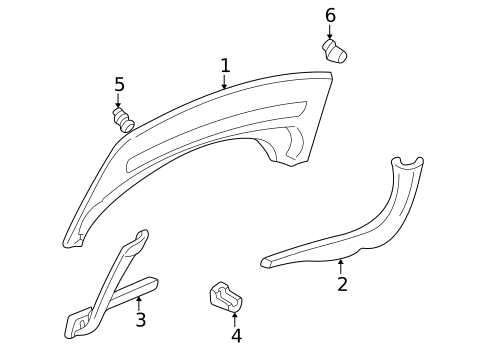 Interior Trim for 1996 Chevrolet Camaro #0
