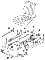 8852134250 - Electrical: Adjuster Switch for Hyundai: Sonata, XG300, XG350 Image