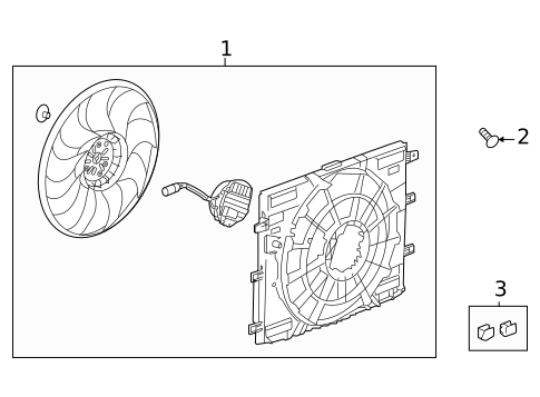 Cooling Fan for 2022 Buick Envision #0