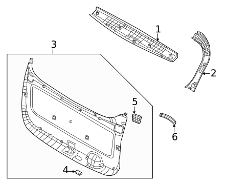 Interior Trim for 2023 Kia Carnival #0