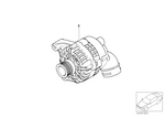 12317501690 - Engine Electrical System: Rp Reman Compact Alternator for BMW Image