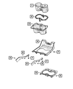 68378880AC - Interior Trim: Cup Holder Light Ring for Mopar Image