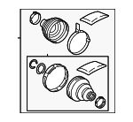 44290R070 - Suspension: Boot Kit for Lexus Image