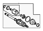 42340F6030 - Universals &amp; Rear Axle: Axle Assembly for Lexus: NX250 Image