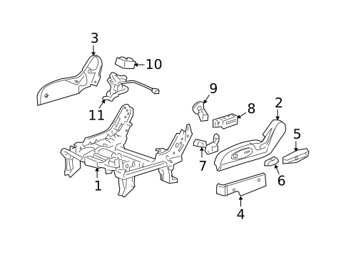 Tracks & Components for 2009 Chevrolet Equinox #1