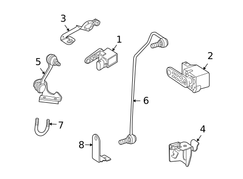 Electrical Components for 2005 Mercedes-Benz CLK 320 #3