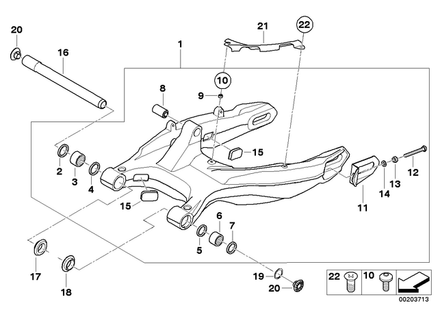 7119934170 - : Lock Ring - 25X1.2-zns3 for BMW-Motorrad Image