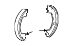 MB668906 - Brakes: Parking Brake Shoe for Chrysler: Sebring | Dodge: Avenger, Stealth Image