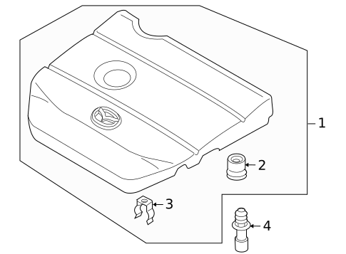 Engine Appearance Cover for 2007 Mazda 3 #0