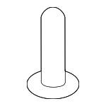 1244105207B - Body: Bumper Cover Screw for Kia: Borrego, Forte, Forte Koup, Forte5, K4, K5, Niro, Niro EV, Optima, Rio, Sorento, Sportage, Telluride Image