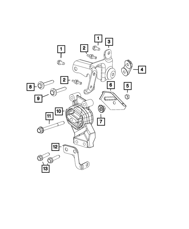 6509462AA - Engine: Double Ended Stud for Mopar Image