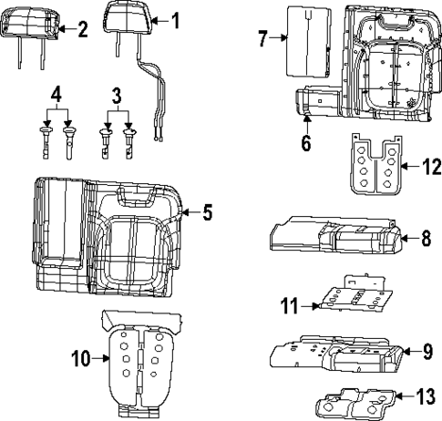 Heated Seats for 2022 Jeep Grand Cherokee L #1