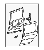 12529769 - Body: Door Shell for Chevrolet: Venture | Oldsmobile: Silhouette | Pontiac: Montana, Trans Sport Image