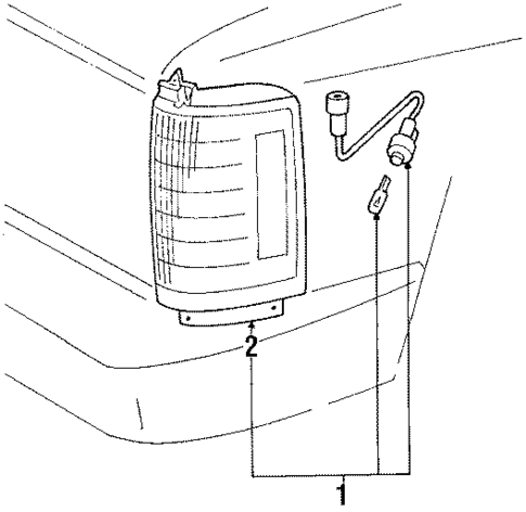 Clearance Lamps for 1988 Toyota Pickup #0