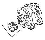 PAC903024AX - : Alternator for Porsche: Macan Image