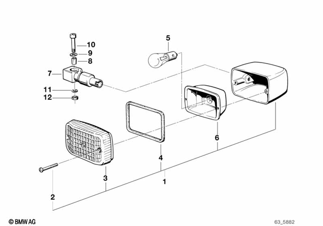 63231243442 - Lights: Turn Indicator - Olsa for BMW-Motorrad Image