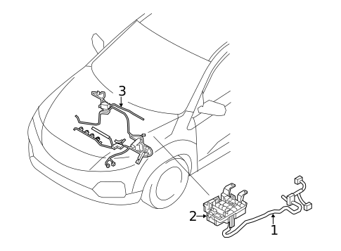 Wiring Harness for 2012 Kia Sorento #0