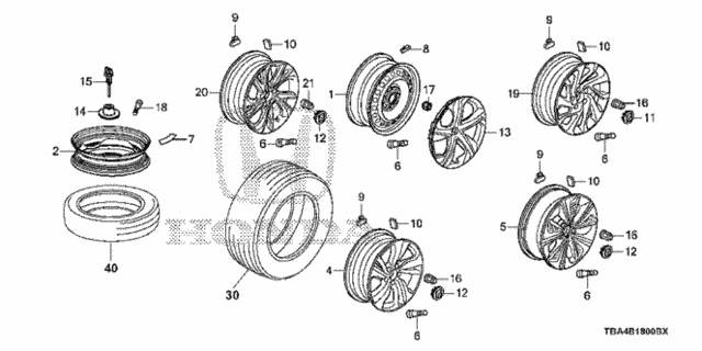 Wheel Disk (KA/KL) for 2016 Honda Civic #0
