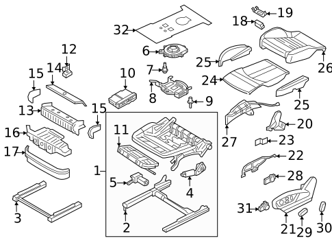 Power Seats for 2022 Audi SQ7 #0