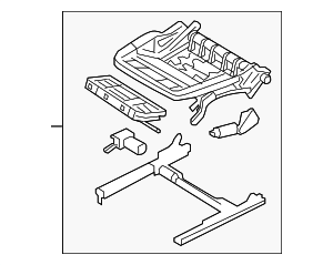 4M0881105AQ - Body: Cushion Frame for Audi Image