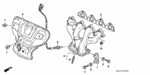 90015PT0J00 - Engine: BOLT-WASHER (8X14) for Honda Image