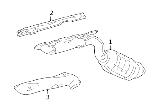 Exhaust Manifold for 2010 Lexus GS460 #0