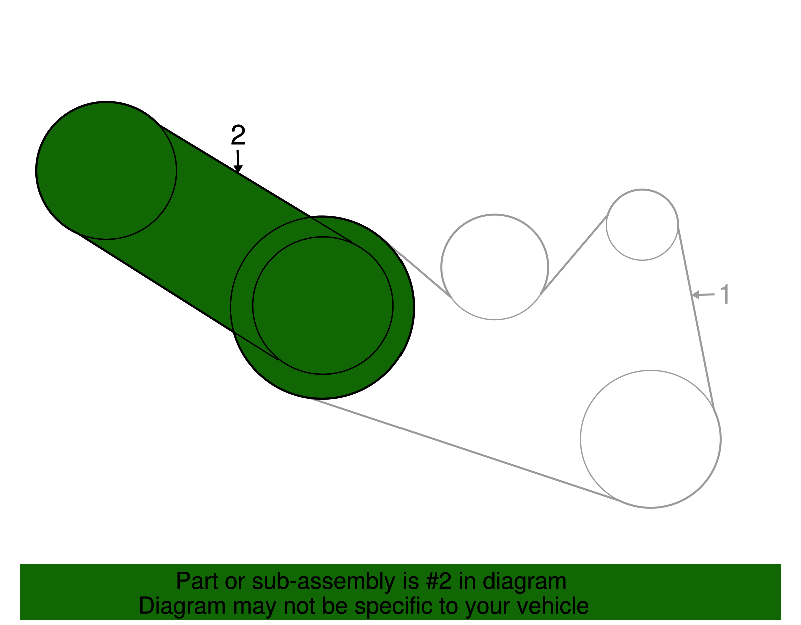 2002-2009 Nissan Power Steering Belt 11950-8J100 | OEM Parts