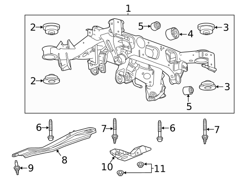Suspension Mounting for 2019 Chevrolet Camaro #0