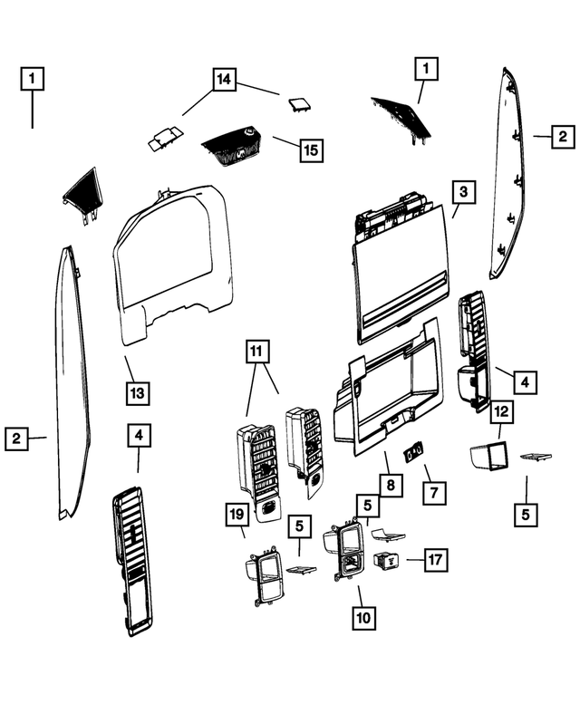 1NL96HL1AA - : Speaker Grille, Left, Us for Mopar Image