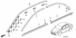 90141SL4003 - Interior/Bumper: SCREW-WASHER A (4X8) for Acura Image