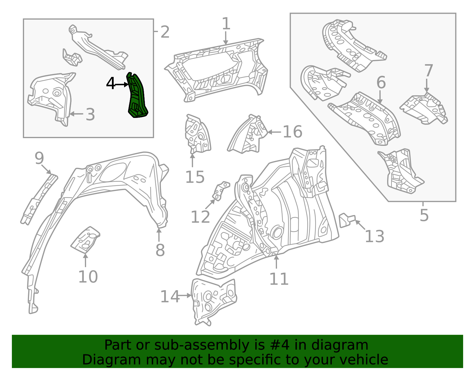 61697-30080 - Rear Panel Assembly Housing 2025 Toyota Crown Signia ...