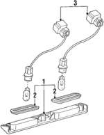 H26051280A - Electrical: Lens &amp; Housing for Mazda: 929 Image
