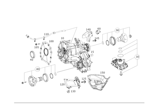 Transfer Case Assembly for 2020 Mercedes-Benz GLE580 #0