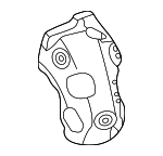 285252G350 - Exhaust: Catalytic Converter Heat Shield for Hyundai Image