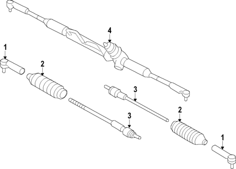 Steering Gear & Linkage for 2015 Nissan Quest #1