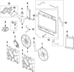 1950161BA01 - : Upper Hose for Acura Image