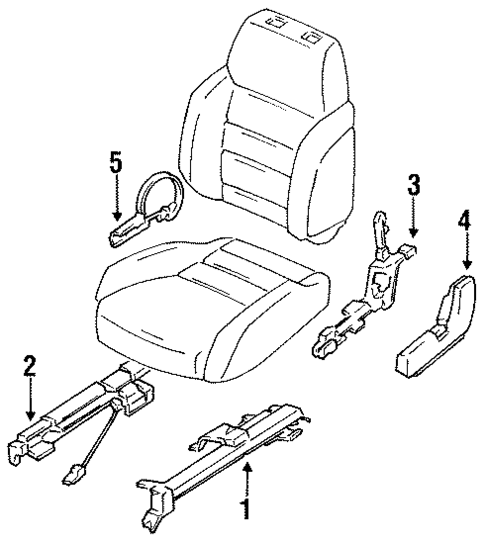 Tracks & Components for 1990 Nissan Sentra #0