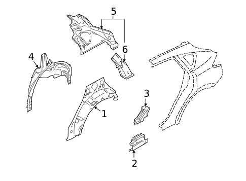 Inner Structure for 2009 INFINITI EX35 #0