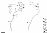 13537700779 - : Hose Clamp, Double for BMW-Motorrad Image
