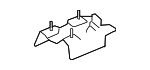 25811879 - Body: Floor Pan Bracket for GM Image