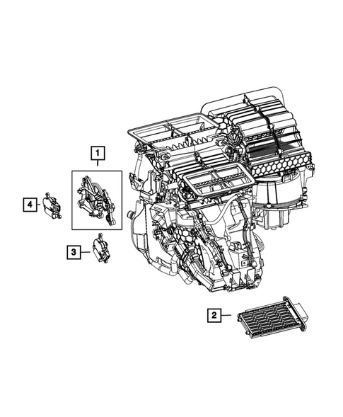 Air Conditioner and Heater Units for 2023 Jeep Renegade #3