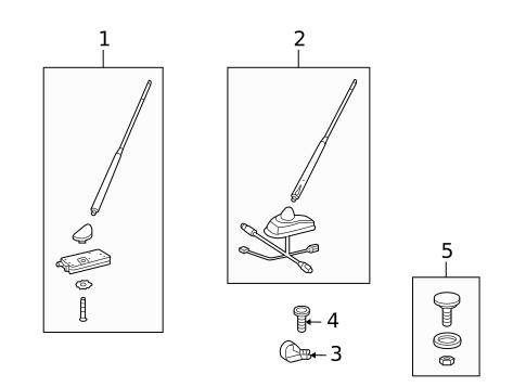 Antenna & Radio for 2004 Dodge Sprinter 3500 #0