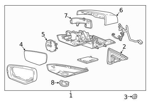 Outside Mirrors for 2015 Cadillac ATS #0
