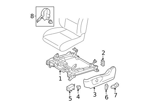 Tracks & Components for 2006 Subaru Legacy #3