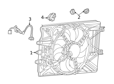 Cooling Fan for 2019 Fiat 500L #0