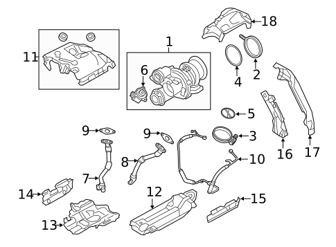 Turbo Charger for 2024 BMW M850i xDrive #0